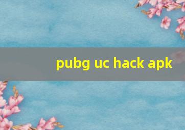 pubg uc hack apk